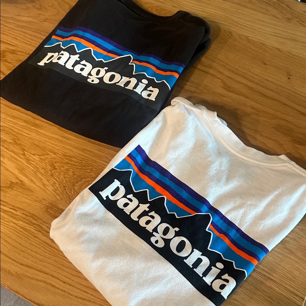 Patagonia Black and White long sleeves